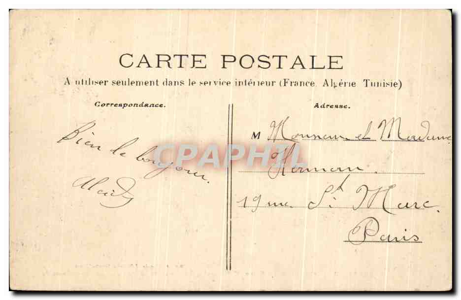 CPA Noyant Chateau de Brou Siecle bati par le Marechal de Boucicault — Rückseite