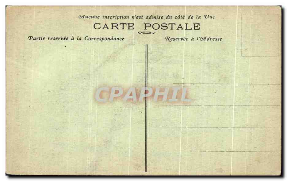 CPA Huismes Chateau de la Ville au Maire Allee des Marronniers — Rückseite