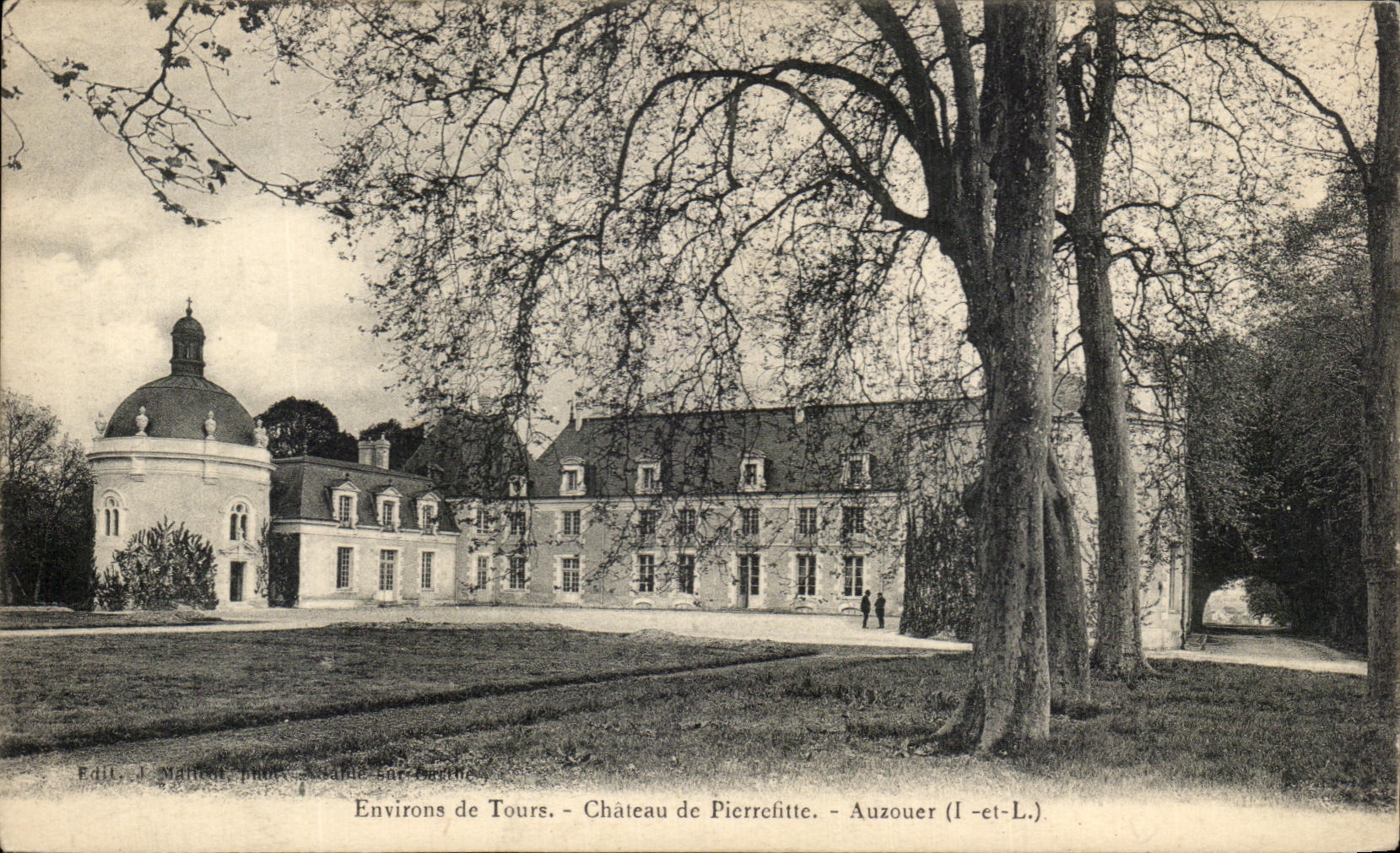 CPA Environs de Tours Chateau de Pierrefitte Auzouer