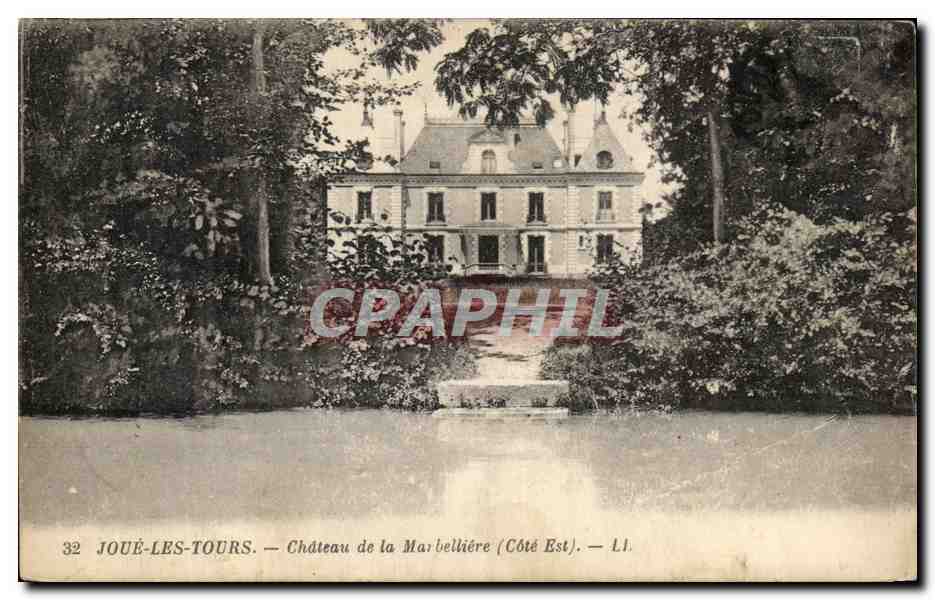 CPA Joue Les Tours Chateau De La Marbelliere