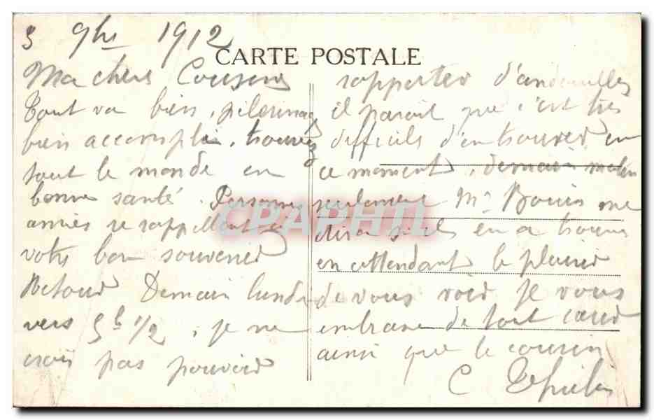 CPA L'Orfraisiere Rotonde — Rückseite