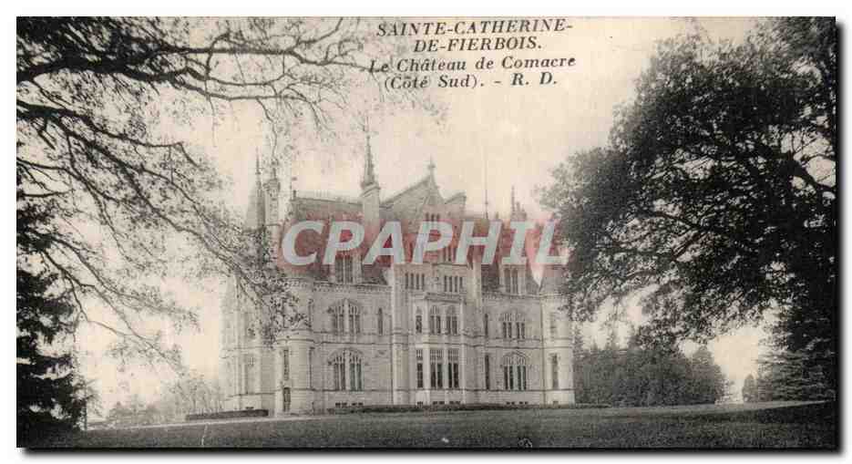 CPA Sainte Catherine De Fierbois Le Chateau De Comacre