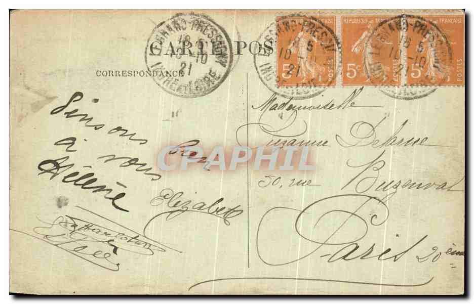 CPA Le Grand Pressigny Aspect General Du Chateau — Rückseite