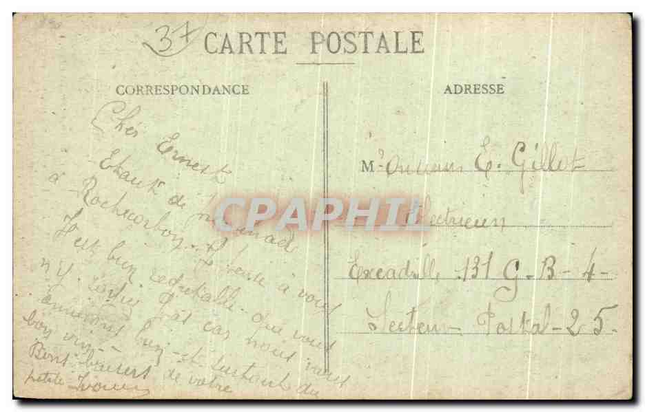 CPA Rochecorbon La Lanterne Seul Vestige Du Chateau De Robert Des Roches — Rückseite