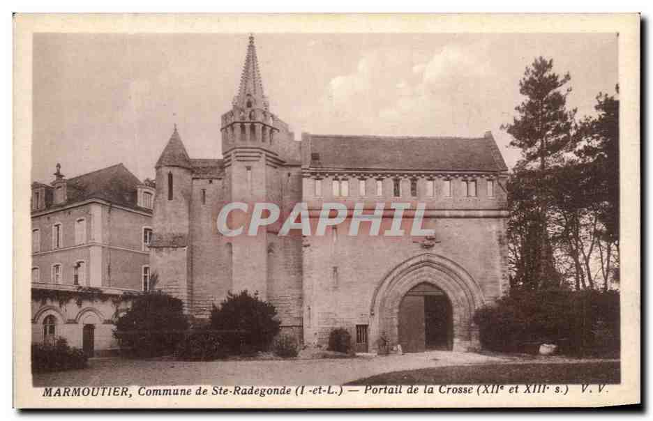 CPA Marmoutier Commune De Ste Radegonde Portail De La Crosse