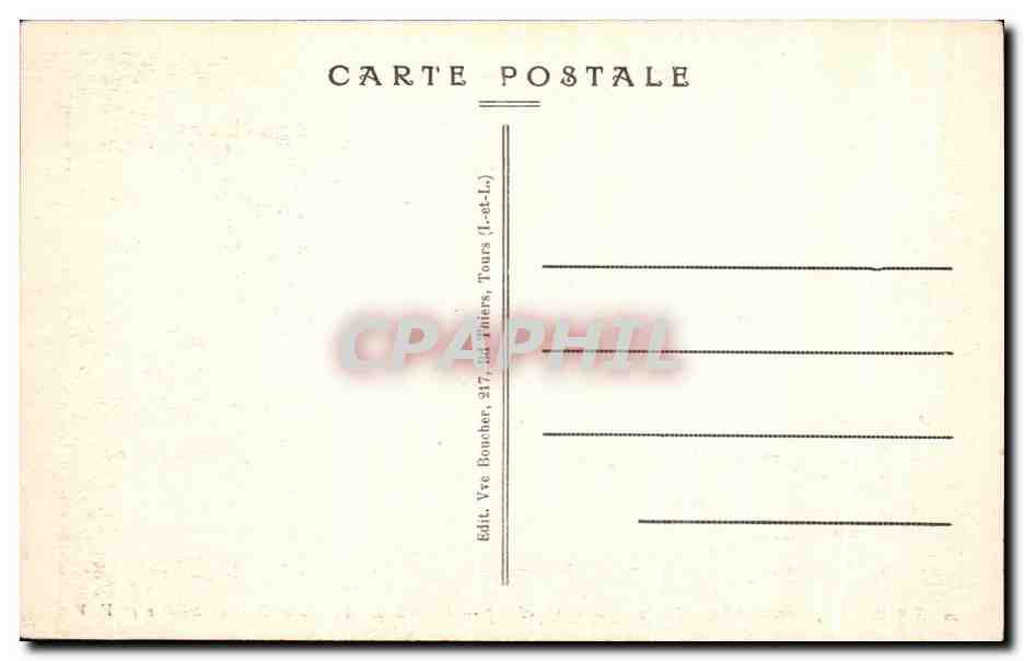 CPA Marmoutier Commune De Ste Radegonde Portail De La Crosse — Rückseite