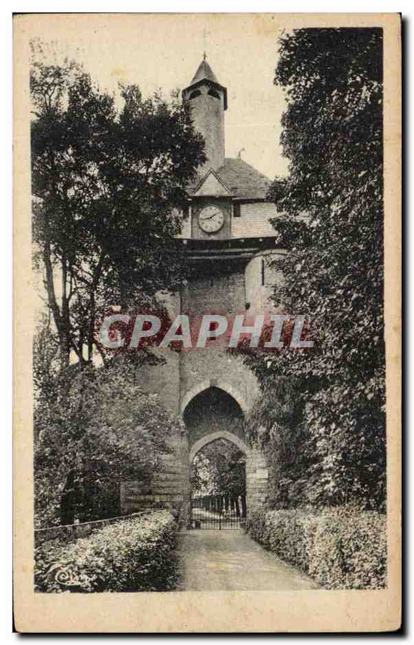 CPA Chateau Renault en Touraine La Tour du chateau et son Horloge
