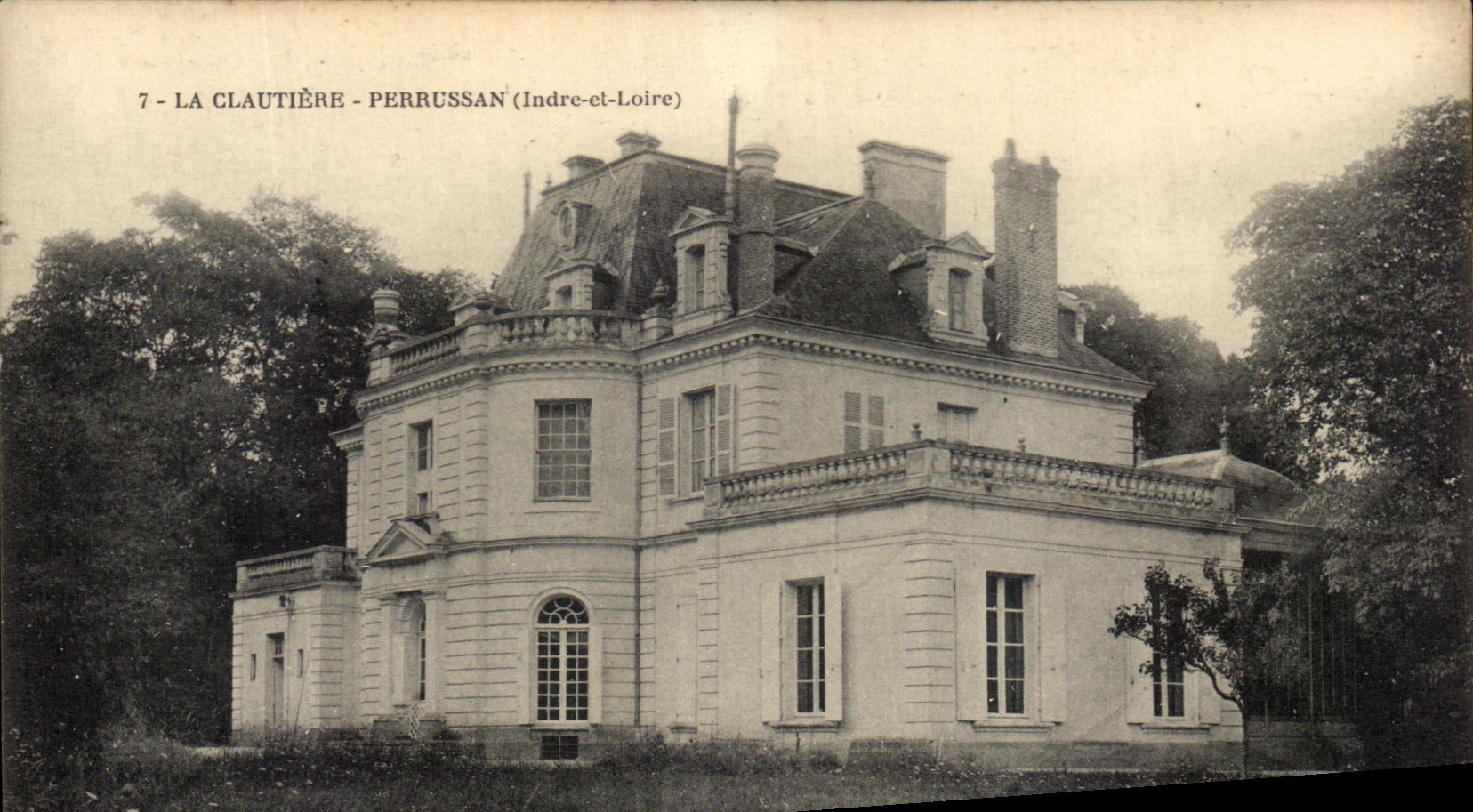 CPA la Clautiere Perrussan Chateau