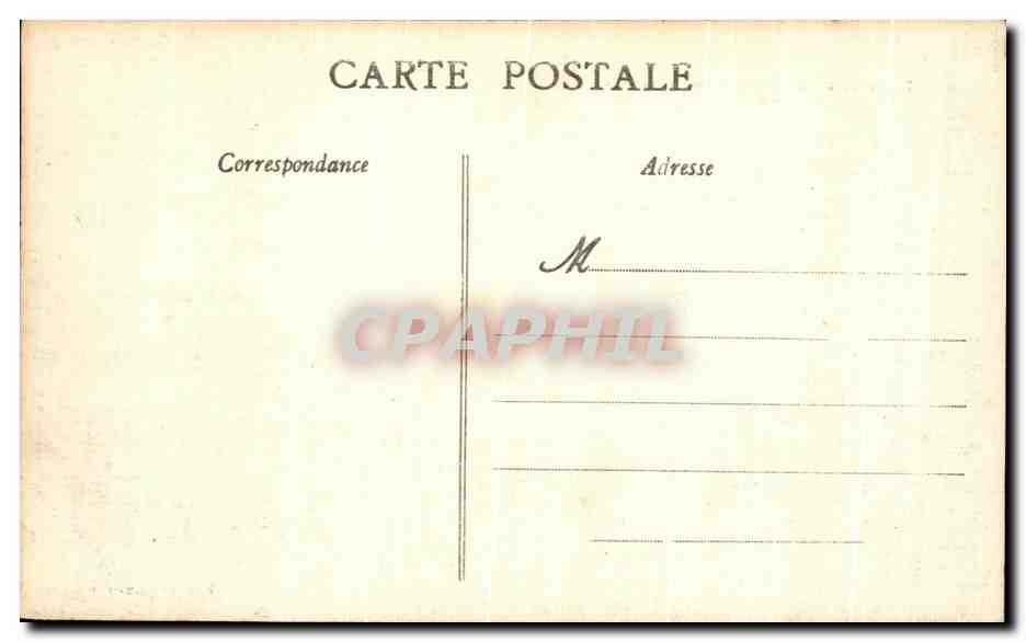CPA la Clautiere Perrussan Chateau — Rückseite
