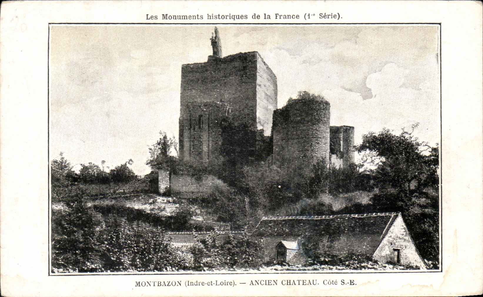 CPA Les Monuments historiques de la France Montbazon Ancien Chateau