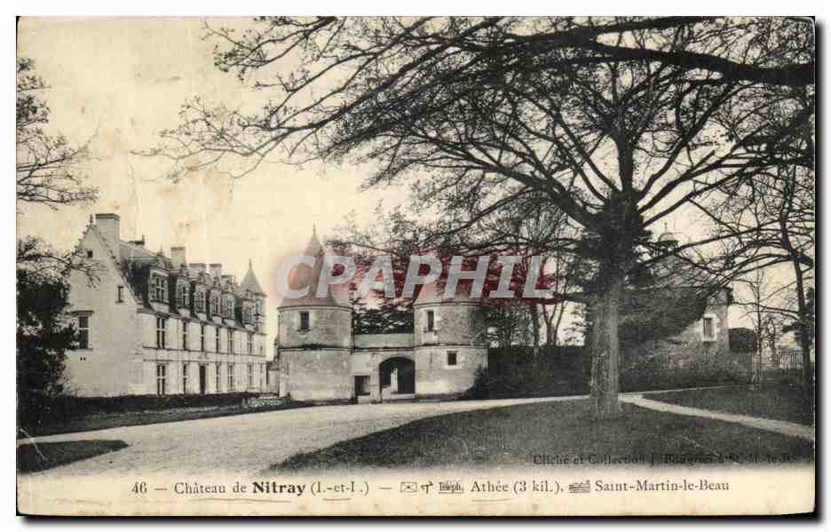 CPA Chateau de Nitray Athee Saint Martin le Beau
