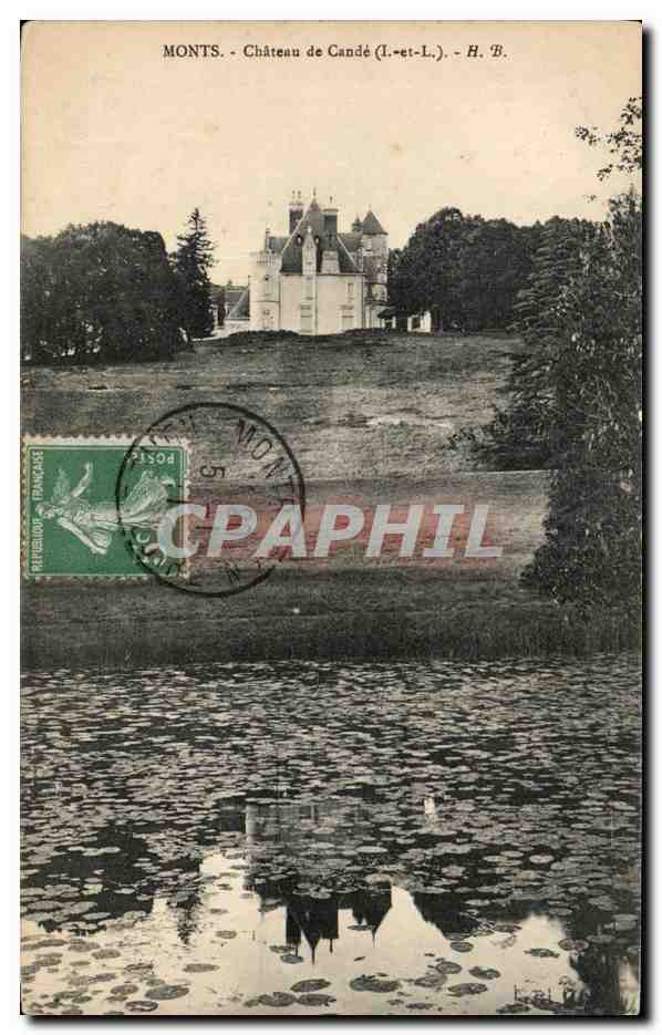 CPA Monts Chateau de Cande 