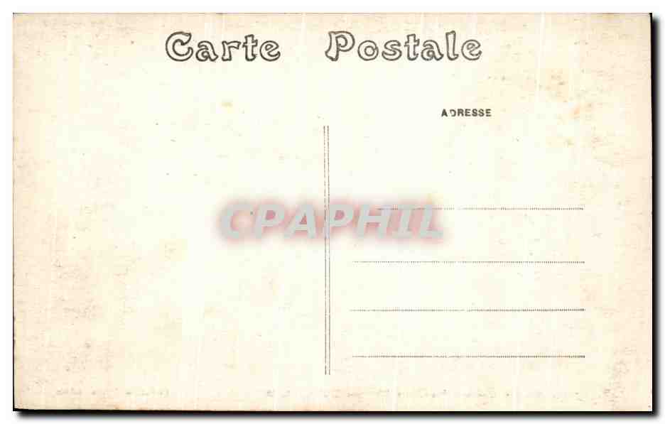 CPA Rouziers Chateau des Grand Maisons — Rückseite
