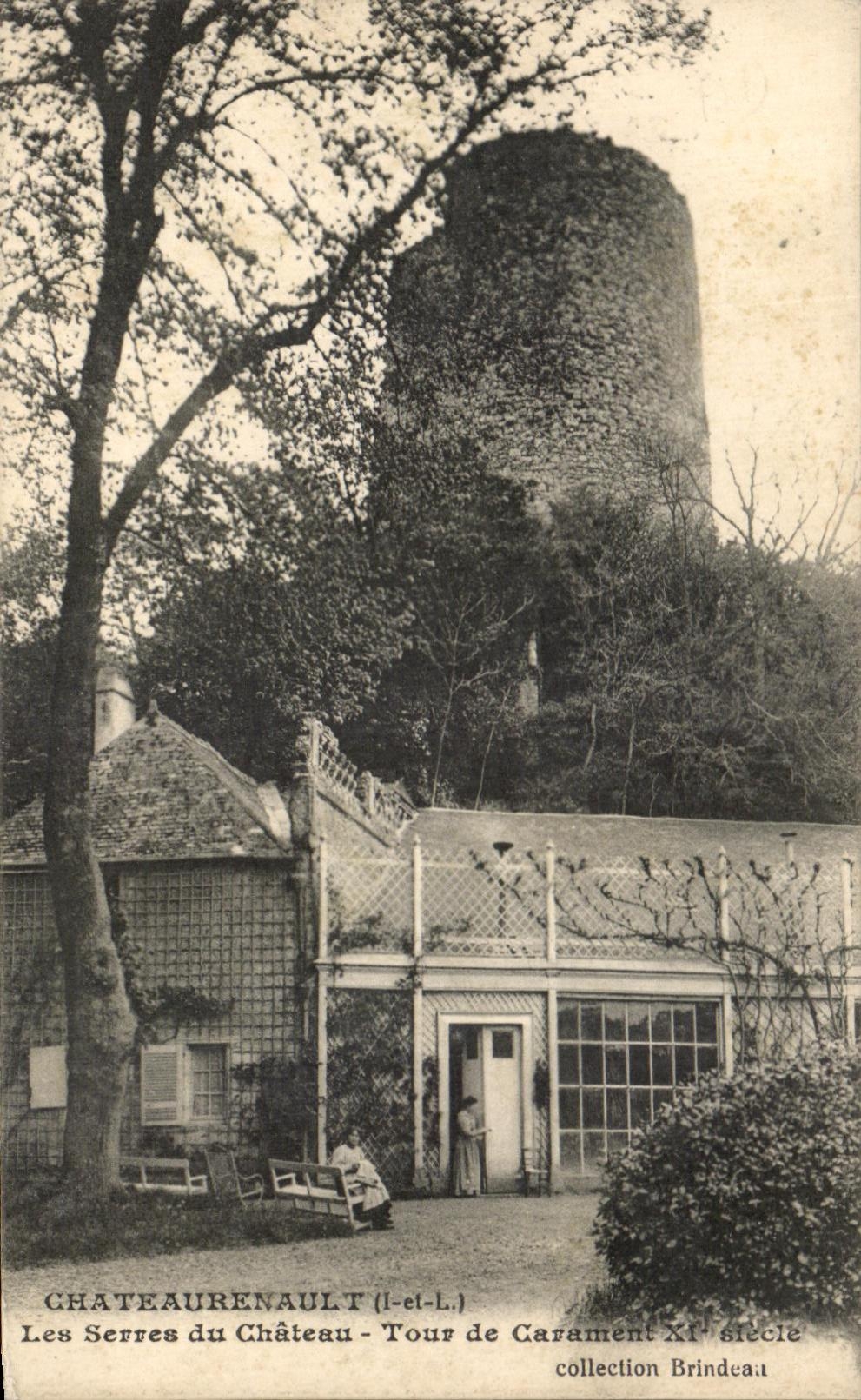 CPA Chateaurenault Les Serres du Chateau Tour de Carament 