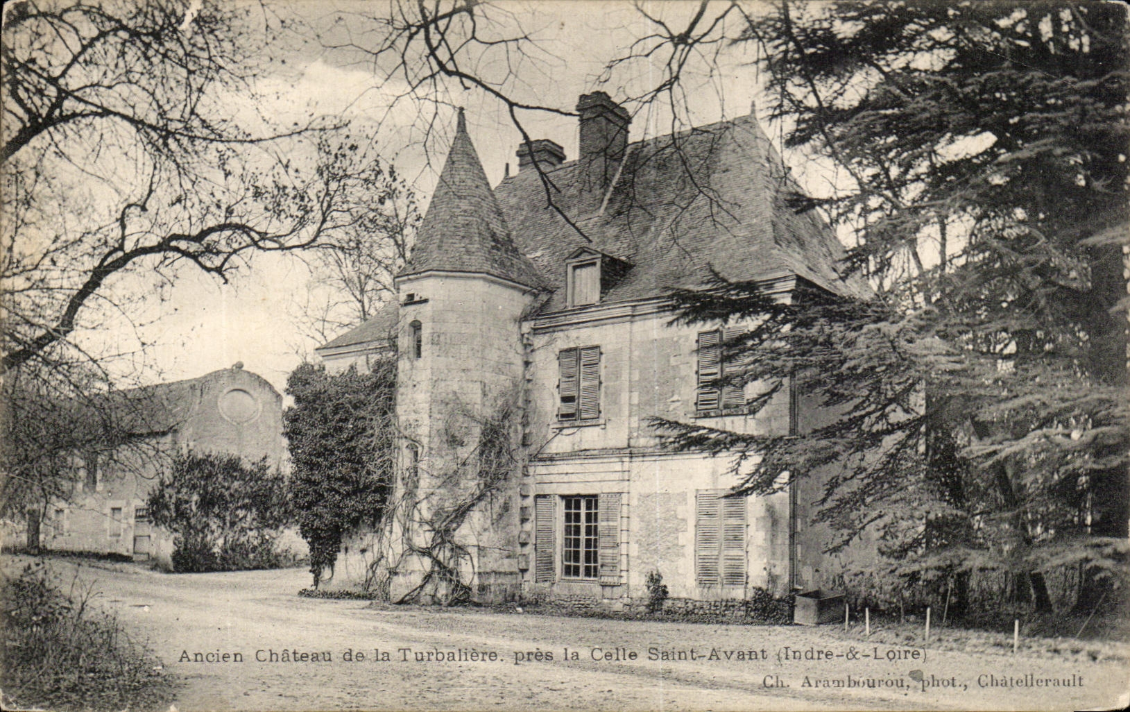 CPA Ancien Chateau de la Turbaliere pres la Celle Saint Avant 