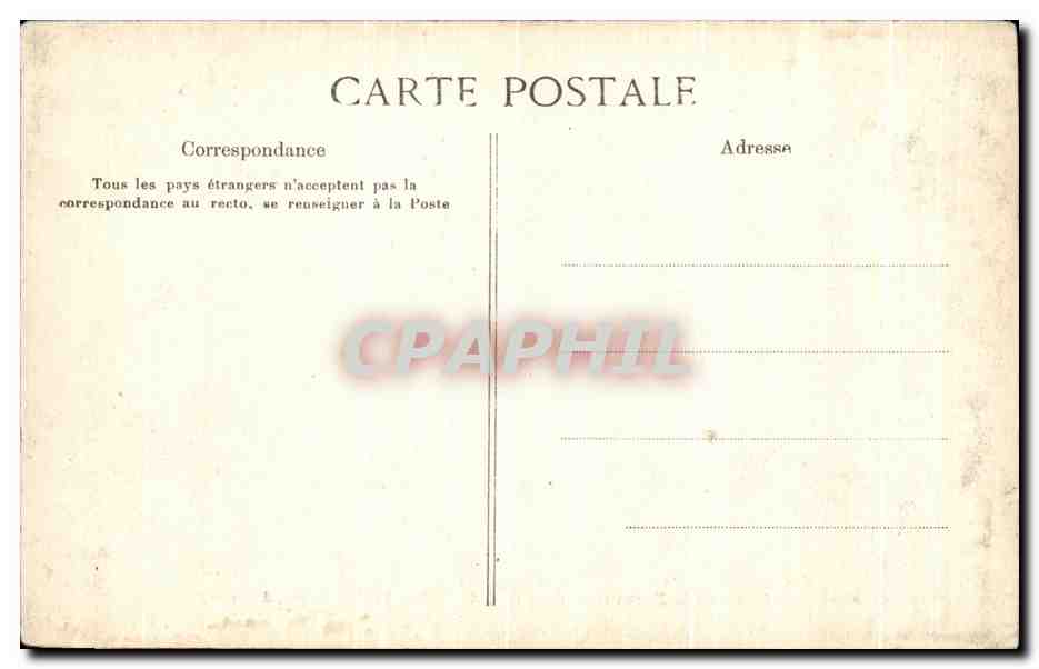 CPA Ancien Chateau de la Turbaliere pres la Celle Saint Avant  — Rückseite