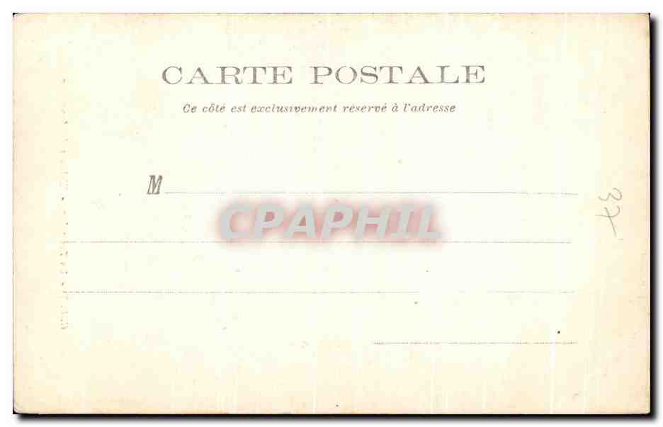 CPA En Touraine Chateau de Montresor — Rückseite