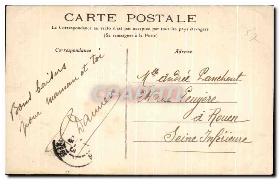 CPA Indre et Loire Chateaurenault Donjon entree du Chateau — Rückseite