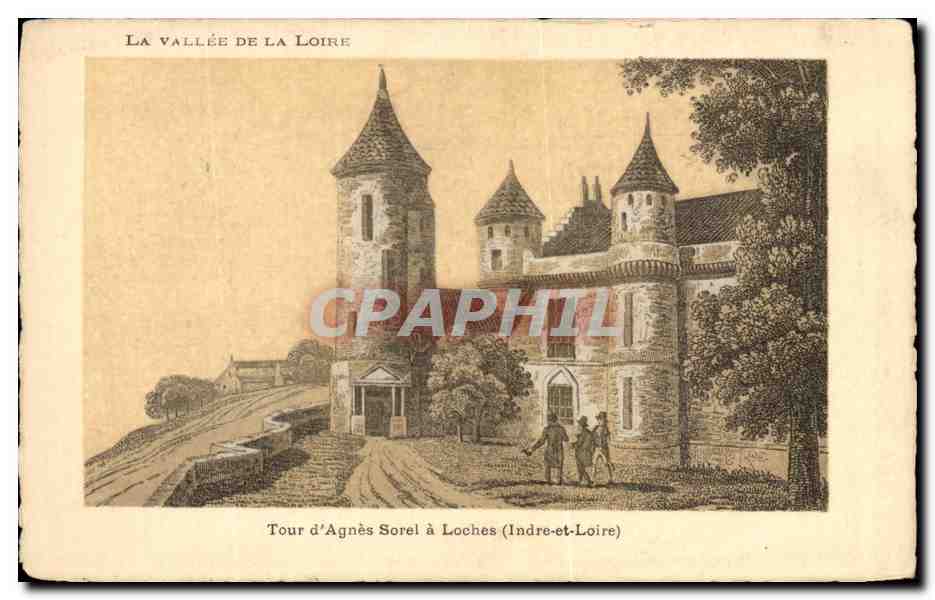 CPA La Vallee De La Loire Tour d'Agnes Sorel a Loches 
