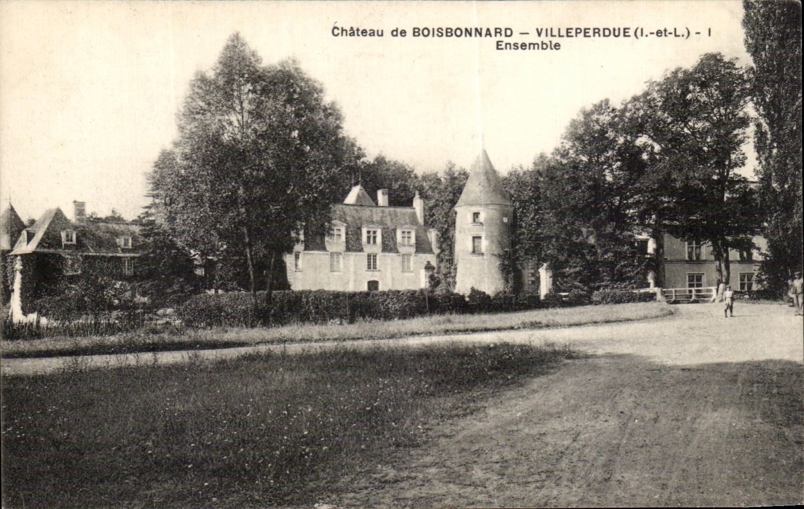 CPA Chateau de Boisbonnard Villeperdue Ensemble
