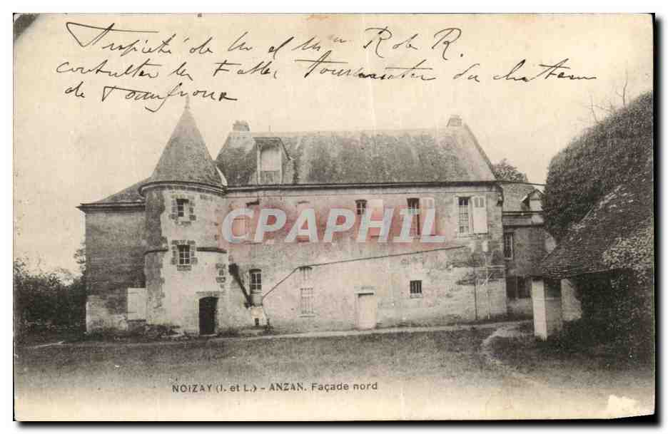 CPA Noizay Anzan Facade Nord
