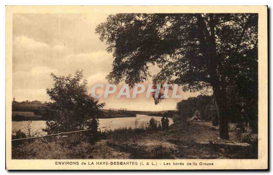 CPA Environs De La Haye Descartes Les Bords De La Creuse