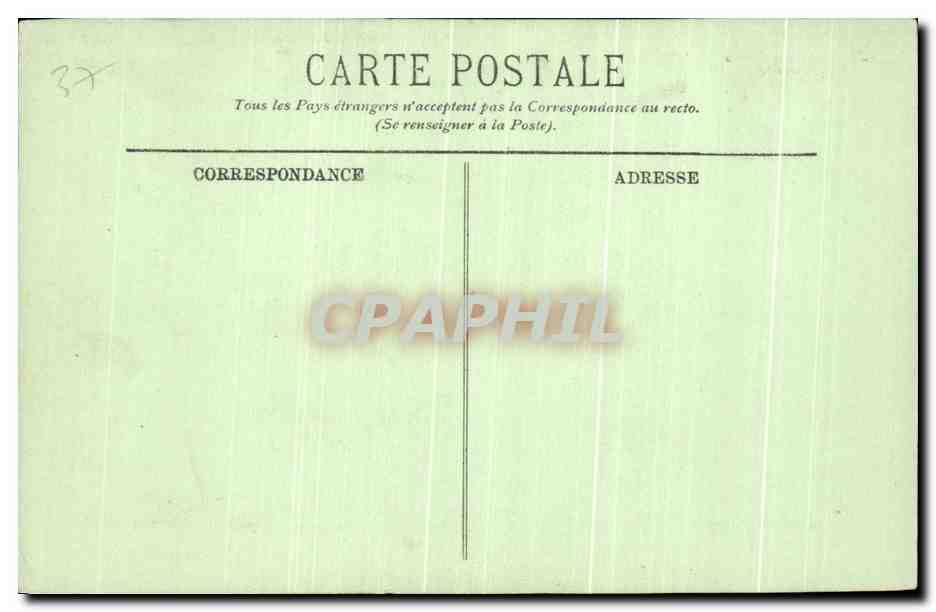 CPA Tours L'Hotel Gonin  — Rückseite