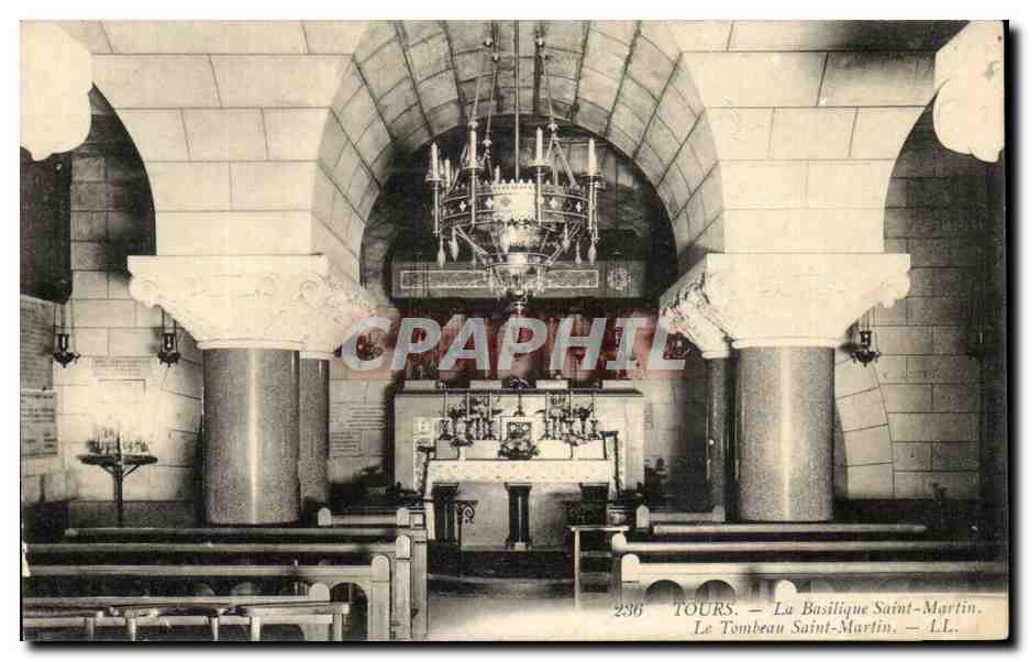 CPA Tours La Basilique Saint Martin La Tombeau Saint Martin