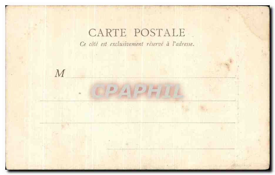CPA Tours La Maison de Tristan I'Ermite — Rückseite