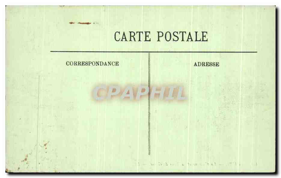 CPA Tours La Caserne et la Tour de Guise Militaria — Rückseite