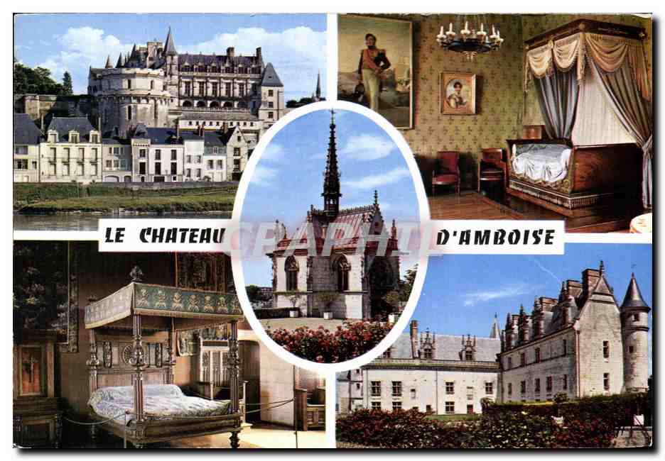 Le Château d'Amboise — vue panoramique et intérieurs — GREFFI, SERP, Éditeur