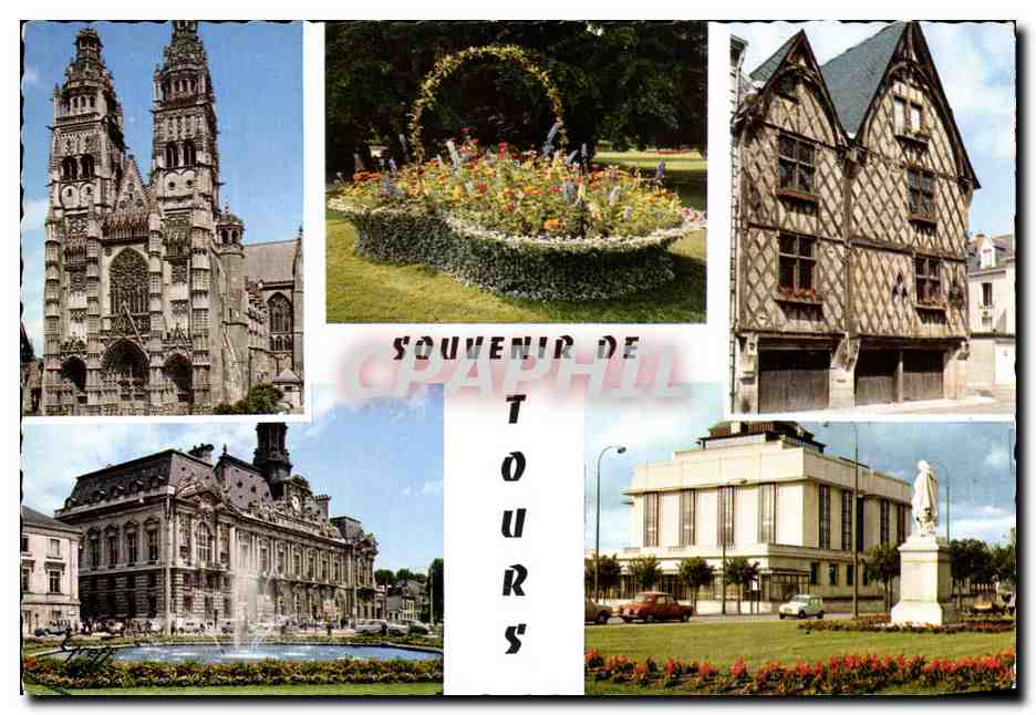 CPM Souvenir De Tours