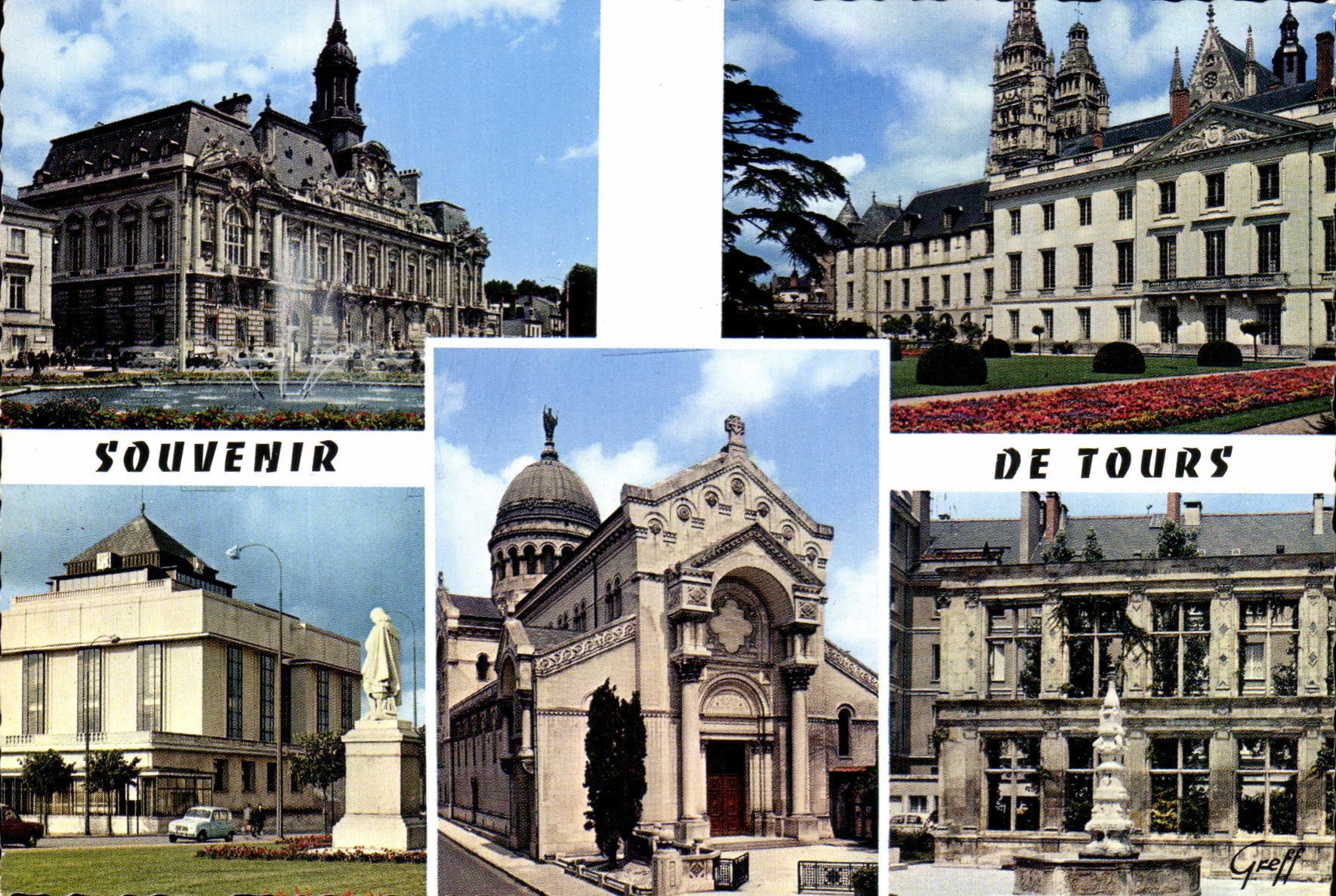 CPM Souvenir De Tours