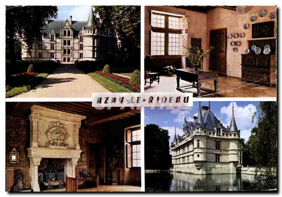 CPM Chateau d'Azay Le Rideau