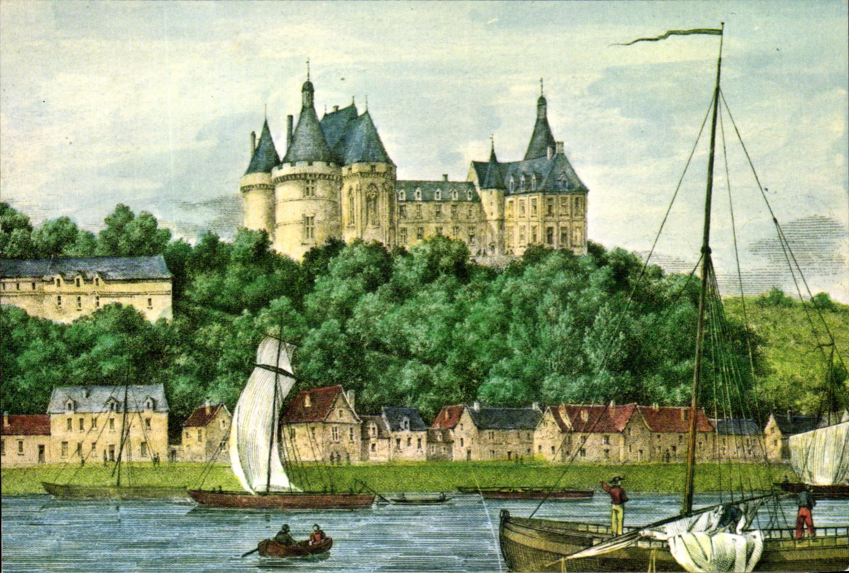 CPM Autrefois Les Chateaux De La Loire Chaumont Sur Loire