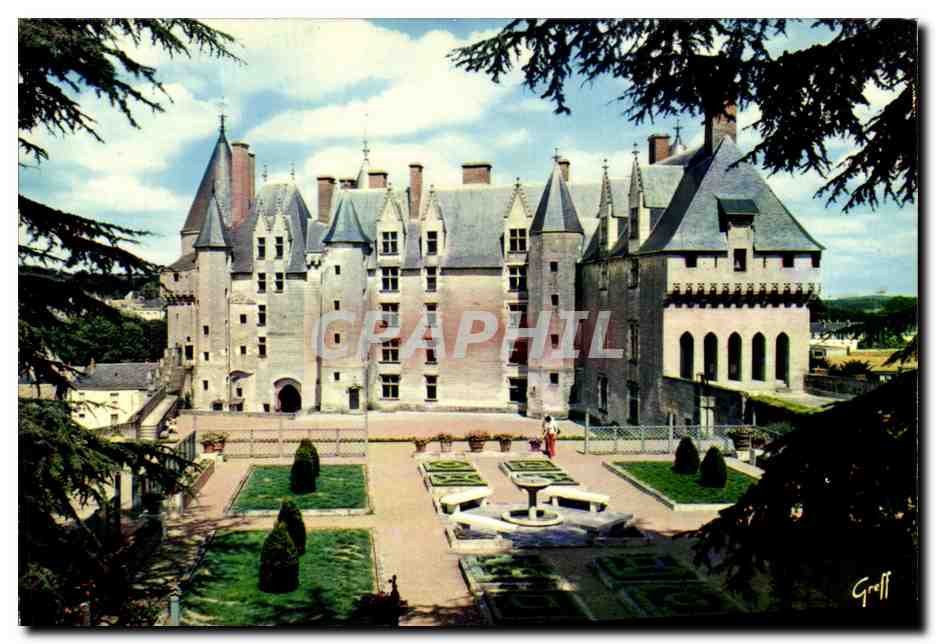 CPM Les Chateaux de la Loire langeais Le Chateau Louis XI