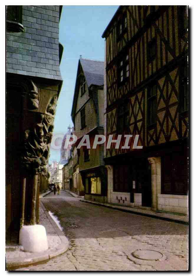 CPM Tours Vieilles maison place Plumereau