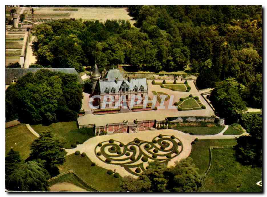 CPM Montlouis sur Loire Vue aerienne la Bourdaislere Facade 