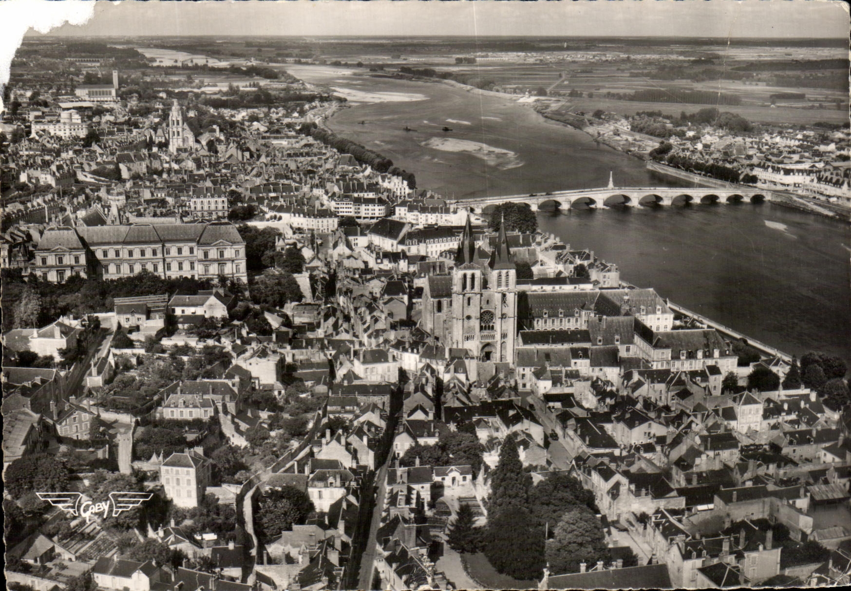 CPSM La France Vue Du Ciel Blois Vue D'ensemble