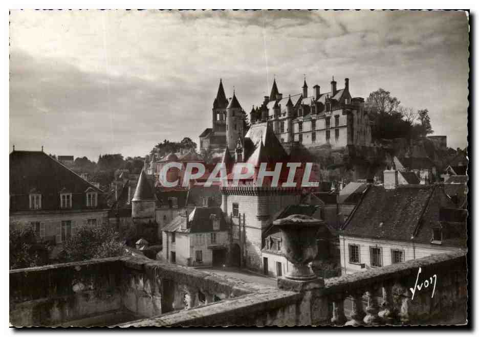 CPSM Loches La Porte des Cordeliers et le Chateau royal