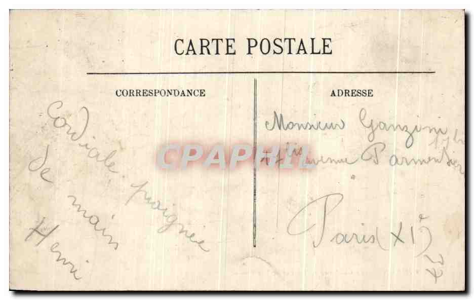 CPA Chinon Le Chateau La Partie Sud Ouest  — Rückseite