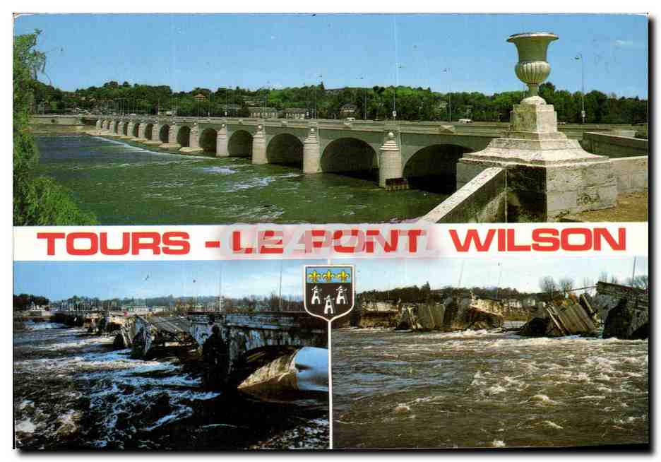 CPM Tours Le Pont Wilson 