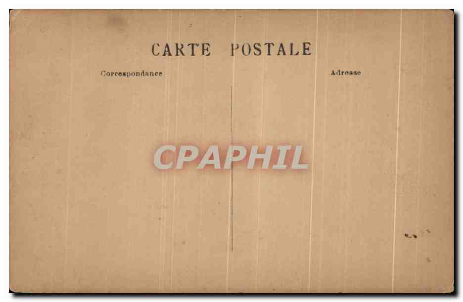 CPA Thiers Le Porche De l'Eglise St Genes en 1829 — Back