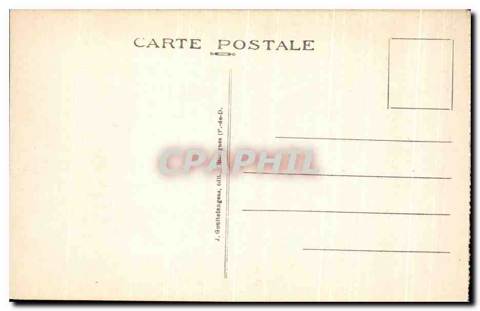 CPA L'Auvergne Un Coin De Vieux Thiers Eglise Et Vieux Pont Saint Jean — Rückseite