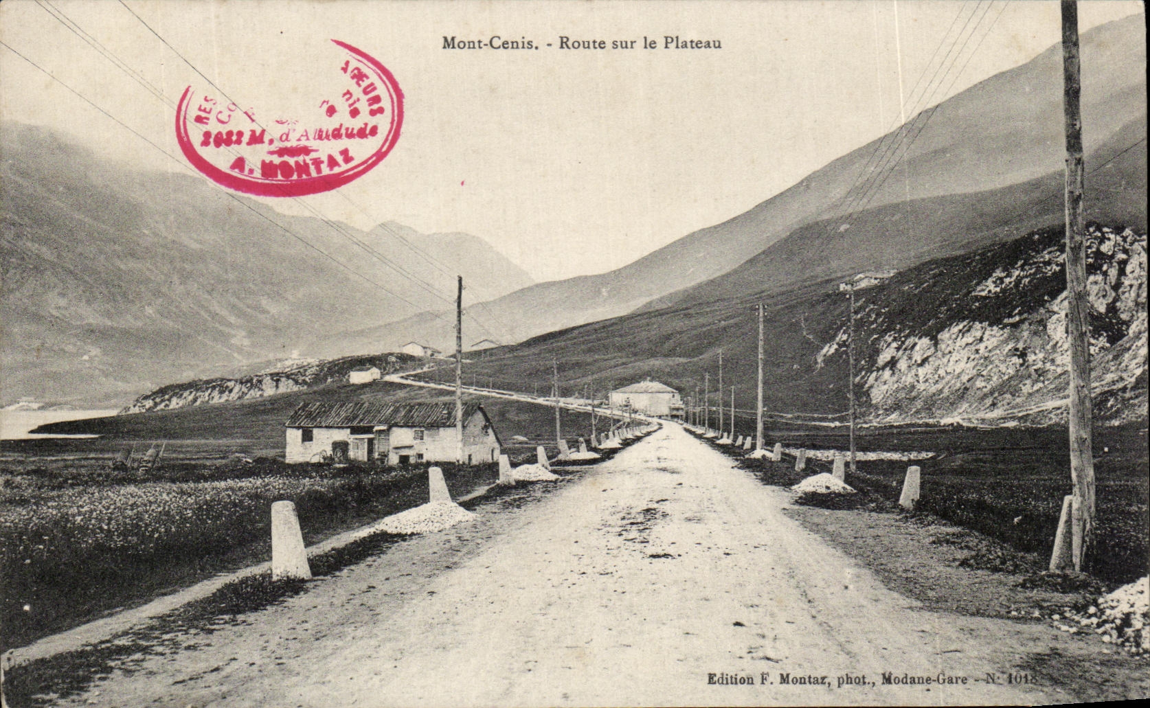CPA Mont Cenis Route sur Le Plateau