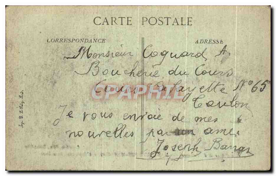 CPA Saint Cyr Sur Mer L'Orphelinat Dom Bosco — Rückseite