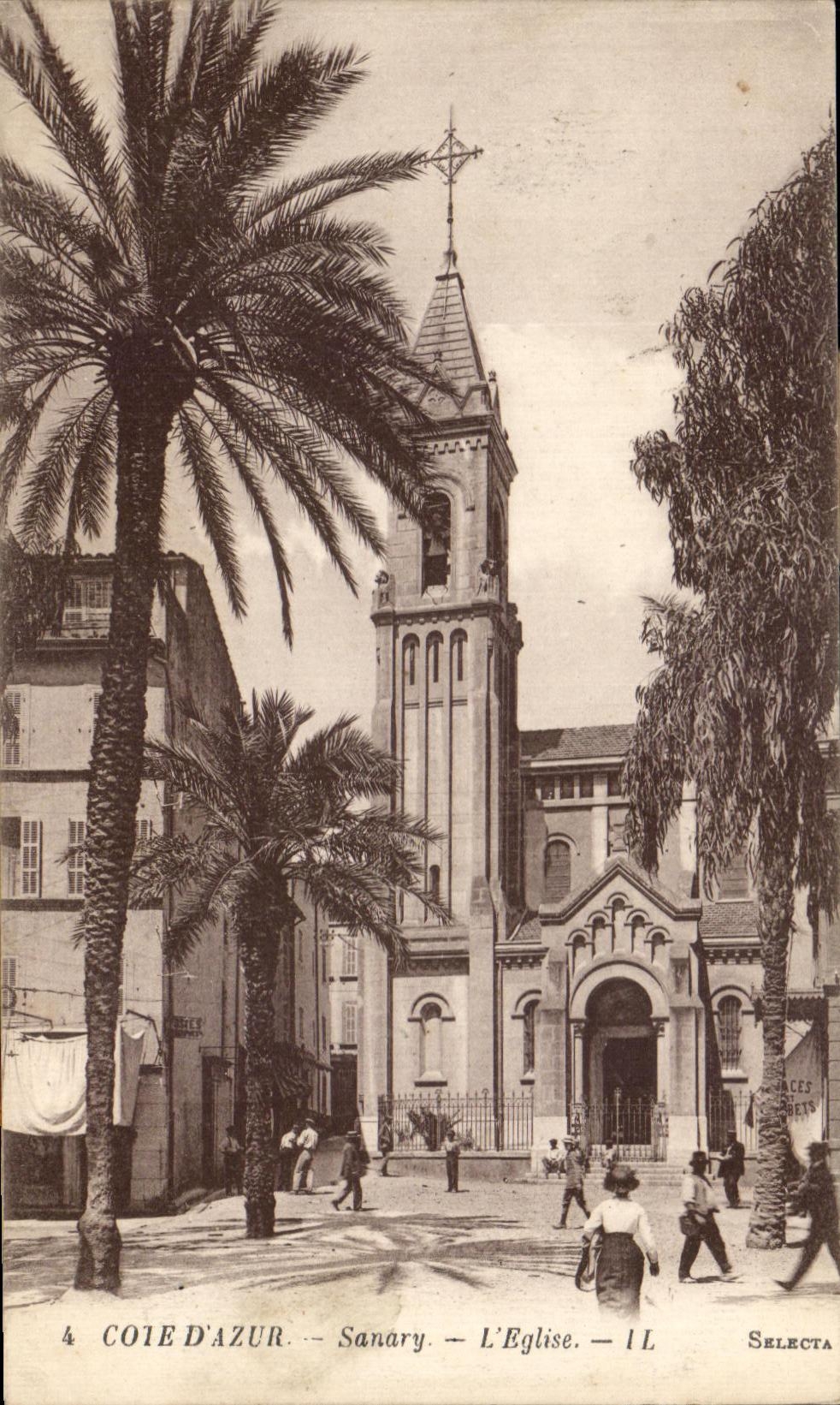 CPA Cote D'Azur Sanary L'Eglise