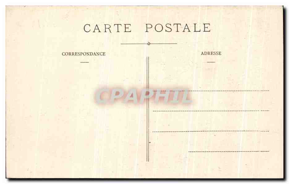 CPA San Salvadour Grand Hotel Et Chateau Chemins de fer du sud de la France Ligue du littoral — Rückseite