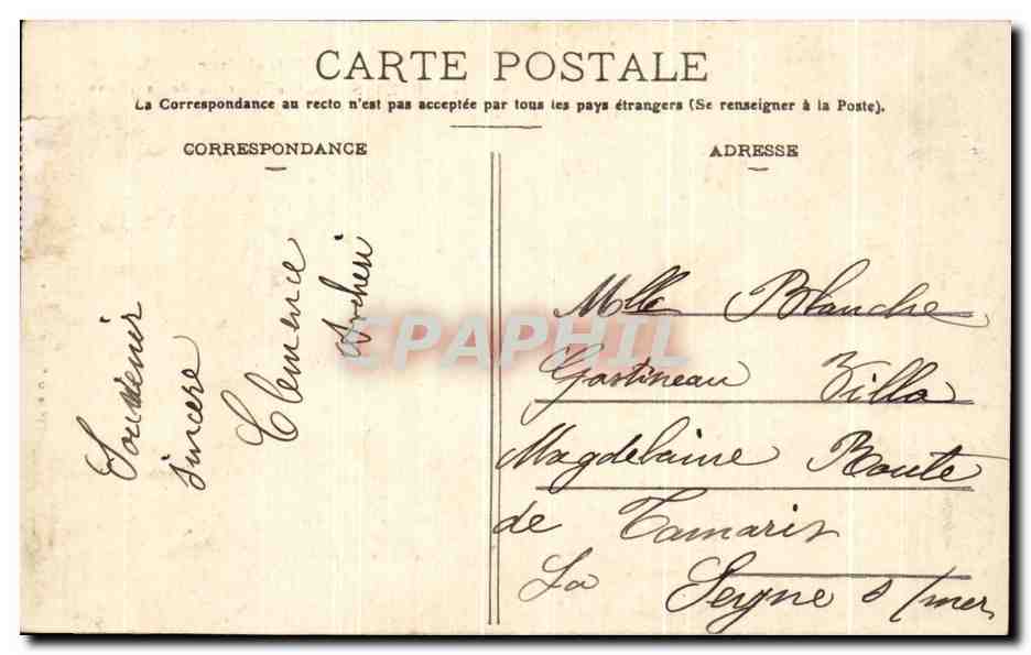 La Côte d'Azur — Station Hivernale de San-Salvadour — Édit. Poujalan, Hyères — Reverso