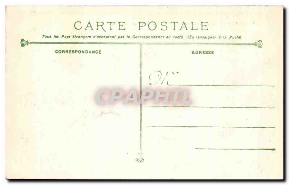 CPA Carqueiranne Les Salettes Ligne du Sud de la France — Rückseite